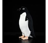 HCGX Pingouin Adélie Doux et câlin, Peluche Animal réaliste, Cadeau Parfait for Les Amoureux de l'océan (Pygoscelis adeliae)
