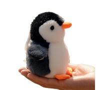 HCGX Porte-clés Mini Pingouin en Peluche de 11,9 cm, Adorable (Spheniscidae)(Black)