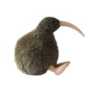 HCGX Poupée en Peluche d'oiseau Kiwi simulé, Oiseau, bécassine, Autruche, Jouet Doux et Mignon, Cadeau d'éducation précoce, décoration de la Maison(18cm)