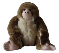 HCGX Poupée en Peluche Gorille simulé, Animal Singe Macaque méditerranéen, Jouet Doux et Mignon, Cadeau d'éducation précoce, Ornement de Maison