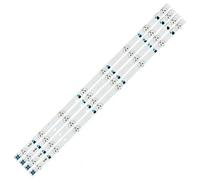 HCGX Replacement LED Backlight Strips for 32" TV UE32EH4000W UE32EH4003W UE32EH4030W - 4 Pcs Kit, 8 LEDs per Strip, 580mm