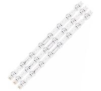 HCGX Replacement LED Backlight Strips for 50" TV, HC500DQN, 50UK6500, 50UK6470, 520mm, 8 LEDs, 3-Pack(6PCS(2TV))