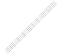 HCGX Replacement LED Backlight Strips for 55" TV: 55R6000FM, 55C350KB, 55A6H (HD550Y1U72, SVH550FA1) - 4 Strips/Set