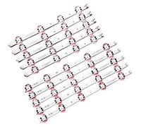 HCGX Replacement LED Backlight Strips for 65" TV, Y19-65UM73, 65UM7300, 65UK6300, 715mm, 9 LEDs, 10-Pack(10PCS(1TV))