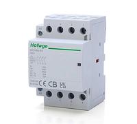 HCH8s-63 40A 100A contacteur modulaire 4P 63A 4NO 4NC 2NO2NC 220V 110V 24V contacteur domestique automatique Type de Rail Din iCT 50/60Hz(4P 63A 4NC AC230V)