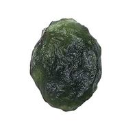 HCHL Pierre de Moldavite, Véritable Moldavite Brute 1pcs moldavite Vert tchèque météorite Verre Cristal Cristal Pierre d'énergie Bijoux en Cristal de Moldavite, Bijoux pour Femmes (Size : 9-11g)