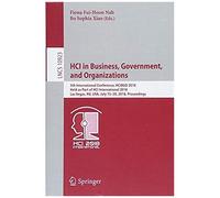 Hci In Business, Government, And Organizations