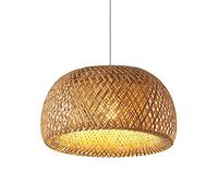 HCIPJQY Abat-Jour Naturels pour Luminaires Suspendus Lampe Suspendue De Maison De Thé De Style Chinois Abat-Jour en Bambou Vintage pour Lampe Lampes Zen Luminaire Suspendu en Osier pour Salon Et