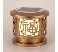 HCIPJQY Lampe Solaire Européenne Avec Base De Montage Sur Pilier