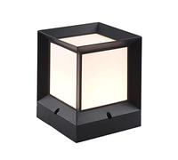 HCIPJQY Luminaire De Table Sur Pilier À Culot E26 Classique Pour Jardin Lampadaires Modernes D'extérieur Lampadaire En Aluminium Noir Mat Pour Jardin, Allée, Chemin, Porche