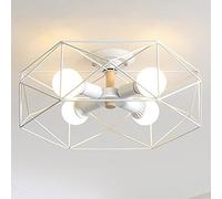 HCIPJQY Plafonnier Doré Vintage Silhouette Semi-encastrée Style Industriel Pour Îlot Central Plafonnier Style Ferme Pour Salon Lampes D'appoint Pour Cuisine, Couloir,Chambre D'enfant