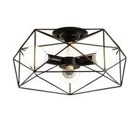 HCIPJQY Plafonnier Doré Vintage Silhouette Semi-encastrée Style Industriel Pour Îlot Central Plafonnier Style Ferme Pour Salon Lampes D'appoint Pour Cuisine, Couloir,Chambre D'enfant