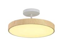 HCIPJQY Plafonnier Moderne Semi-encastré Ultra-mince Éclairage De Plafond Dimmable Pour Cuisine Plafonnier D'accentuation Avec Abat-jour En Métal Imitation Bois Lampe De Chevet Avec Ampoule LED