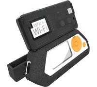 HCJYC Ensemble de coques de protection 5 en 1 pour Flipper Zero et Flipper Zero Wi-Fi Dev Board V1 ESP32-S2, accessoires pour Flipper Zero et WiFi Dev Board - Noir avec étui de transport (ensemble