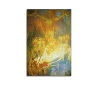 HCLHB Poster décoratif sur toile L'apothéose des Slaves - Impression d'art moderne pour chambre à coucher - 60 x 90 cm