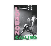 HCLHB Poster vintage Clash London Calling - Poster décoratif sur toile - Poster mural et photo d'art moderne pour chambre à coucher - 40 x 60 cm