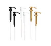 HCLZOE Distributeur de Pompe à Sirop de Café, Lot de 6 Pompes à Sirop pour Bouteille de Sirop de 750 Ml/25,4 Oz, Pompes 3 Couleurs pour Bouteille de Sirop de Café