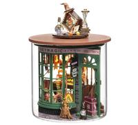 HCLZOE Kits Book Nook DIY pour Adultes 3D Puzzle Kit de Maison Miniature - Maison de Poupée en Bois - pour Collectionneurs, Magasin de Magie DIY Cabine