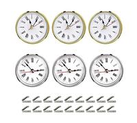 HCLZOE PièCes D'Horloge 6 PièCes pour Moule en RéSine D'Horloge, PièCes D'Horloge pour Moule en RéSine de CouléE éPoxy D'Horloge