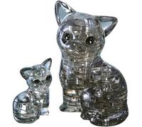 HCM - 59127 - Crystal Puzzle - Paire De Chats - 49 Pièces