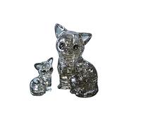 HCM - 59127 - Crystal Puzzle - Paire De Chats - 49 Pièces