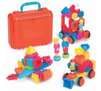 Hcm Bristle Blocks 85 pièces Dans une valise