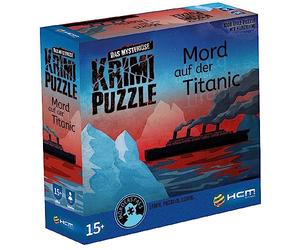 HCM Kinzel - 55174 - Mord Auf der Titanic - Le mystérieux Puzzle de Krimi - avec Couche de Crime, Puzzles 1000 pièces