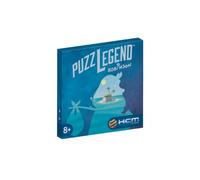 HCM Kinzel 55219 Robinson Crusoé Jeu de Puzzles Bleu Petit