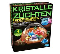 HCM Kinzel Boîte d'expérimentation en Cristaux pour cultiver des Dinosaures et Terrarium - Kit de Culture de Cristal pour Enfants - Jouet Scientifique - Multicolore - 27 x 23,5 x 8 cm