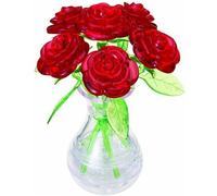 HCM KINZEL Puzzle 3D cristal Bouquet de roses 47 pièces