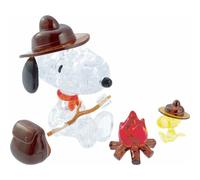 HCM KINZEL Puzzle 3D en cristal Camping Snoopy 43 pièces