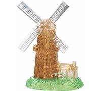 HCM KINZEL Puzzle de cristal 3D Moulin à vent 64 pièces