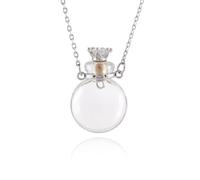 HCMA 1 PC verre coeur fiole crémation pendentif collier cendres étui support souvenir collier mémorial bijoux urne collier pour cendres