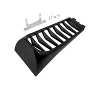 HCmotorku Carénage du menton avant inférieur pour moto, couvercle de radiateur, convient pour Harley Softail Street Bob Fat Bob Breakout FXBB FXFB FXBR FXBRS 2018-2023 Noir brillant