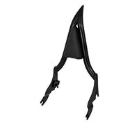 HCmotorku Dossier arrière de moto détachable avec dossier passager pour Harley Touring Road King Street Glide Electra Glide Road Glide FLHR FLHX FLHT FLTR 2009-2023 Noir 40,6 cm