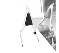 HCmotorku Dossier passager arrière amovible avec coussin pour Harley Touring Road King Street Glide Electra Glide Road Glide Road FLHR FLHX FLHT FLTR 2009-2023 Chrome 45,7 cm