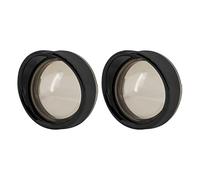 HCmotorku Lot de 2 cache-feux pour clignotants de moto - Pour Harley Touring Road King Street Glide Sportster 2000-2023 - Noir brillant et fumé