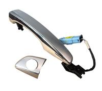 HCPAVEXT 9804706417 Poignée Extérieure De Porte Principale Argentée Pour Citroën C5 C6 (Set)