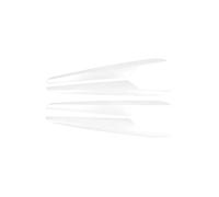 HCPAVEXT Autocollants Couverture Panneau Porte Intérieure Voiture ABS Garniture Décorative Pour X1 E84 2011 2012 2013 2014 2015 Poignées Intérieures Voiture(Argent)