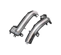 HCPAVEXT Éclairage Rétroviseur Extérieur Clignotants Dynamiques À LED Avec Feux Séquentiels Intégrés Aux Rétroviseurs Latéraux Pour 1 2 3 4 Série X1 F20 F21 F22 F30 F31 F34 F32 E84 I3(White shell)