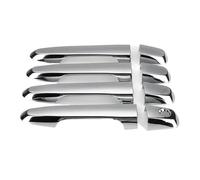 HCPAVEXT Garniture Chromée Pour Poignée De Porte Extérieure Accessoires Auto Pour Mitsubishi Pour Triton L200 ML MN MQ 2005-2011 2012 2013 2014 2015 2016 2017 (Chrome)
