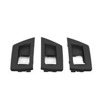 HCPAVEXT Garniture Couvercle Bouton Commutation Régulateur Fenêtre Porte Intérieure 3 Pièces Pour Série 5 F10 F11 F18 520i 523i 525i 528i 535i Poignées Intérieures Voiture(LHD Black)