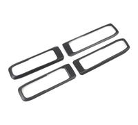 HCPAVEXT Garniture Couverture Moulée Noire Pour Poignée Porte Intérieure 4 Pièces Pour Ford Pour Explorer 2020 2021 2022 2023 Poignées Intérieures Voiture