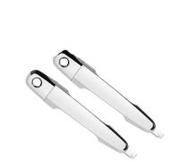 HCPAVEXT Poignées De Porte Extérieures Avant Gauche Et Droite Pour Mitsubishi Pour Triton ML MN 2006 2007 2008 2009 2010 2011 2012 2013 2014 2015 (Argent,2pc)