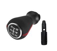 HCPAVEXT Pommeau De Levier Vitesse En Cuir Avec Soufflet Et Étui Pour Citroen C3 C4 C5 (Red B)