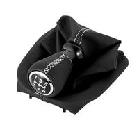 HCPAVEXT Pommeau De Levier Vitesse En Cuir Avec Soufflet Et Étui Pour Citroen C3 C4 C5 (White Case)