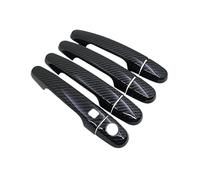 HCPAVEXT Pour Citroën C1 2014 2015 2016 2017 2018 2019 2020 2021 Enjoliveurs De Poignées De Porte Extérieures Accessoires De Style Et Autocollants (Carbon fiber 1 Button 4 door)