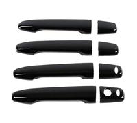 HCPAVEXT Pour Mitsubishi Pour Lancer ASX 2008-2020 Accessoires Auto Poignée De Porte Extérieure Noire Brillante (Black 2 buttons)