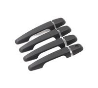 HCPAVEXT Pour Mitsubishi Pour Triton L200 ML MN MQ 2005-2017 Garniture Chromée Pour Poignée De Porte Extérieure Accessoires Auto (Black)