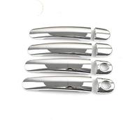 HCPAVEXT Pour VW Golf 4 Jetta Bora MK4 1999-2004 Pour Rabbit A4 1J Passat B5 Polo 1997-2005 Housses Poignées De Porte Extérieures (Silver 4)